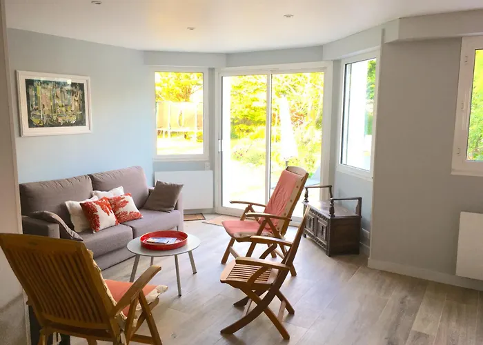 Kerjacnine, A 300 M Du Port, Maison 7 Couchages Avec Grand Jardin Prázdninový dům *